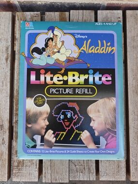 Lite-Brite Aladdin Picture Refill - Turquoise Accent